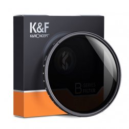     Filtr szary regulowany K&F Concept (ND2-ND400) 58mm