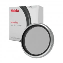     Filtr dyfuzyjny do aparatów serii Fujifilm X100 - Haida NanoPro Mist Black 1/4 (Silver) z dekielkiem