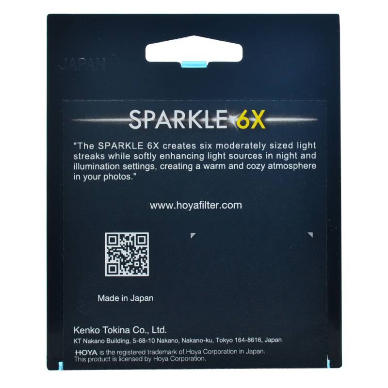      Filtr gwiazdkowy efektowy Hoya Sparkle 6X 82mm