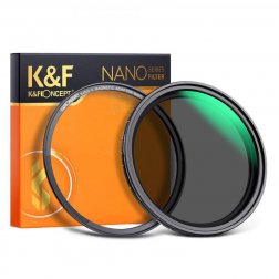 Filtr magnetyczny szary regulowany K&F Concept Variable (ND2-ND32 / 1-5stop) Nano X 77mm