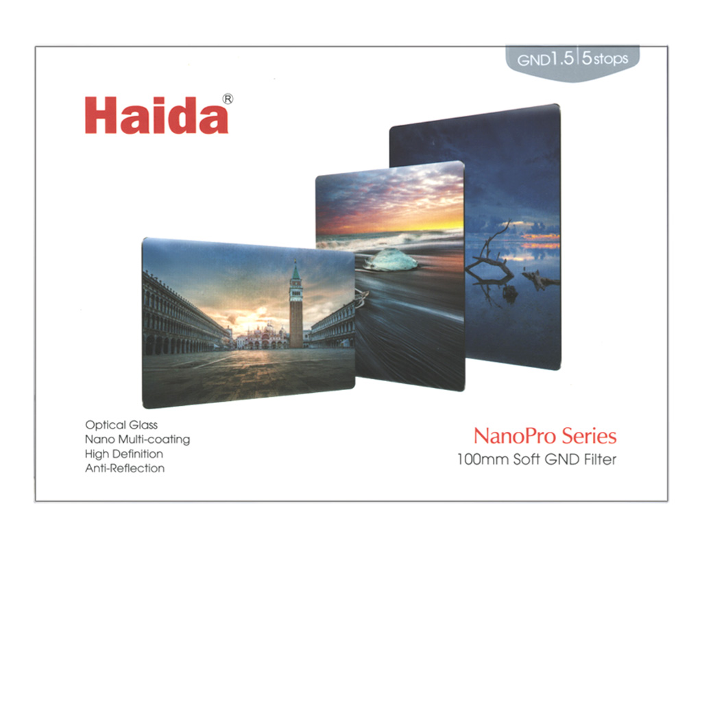        Filtr połówkowy szary Haida NanoPro MC ND32 / ND 1.5 Grad Soft (100x150)
