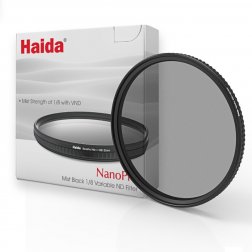       Filtr szary regulowany dyfuzyjny Haida NanoPro Mist Black Variable (1.5-5stop) 77mm