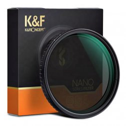      Filtr szary regulowany K&F Concept Nano X (ND2-ND32) 58mm