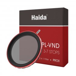          Filtr szary regulowany z polaryzacją Haida PROII VND - CPL (3-7stop) 77mm