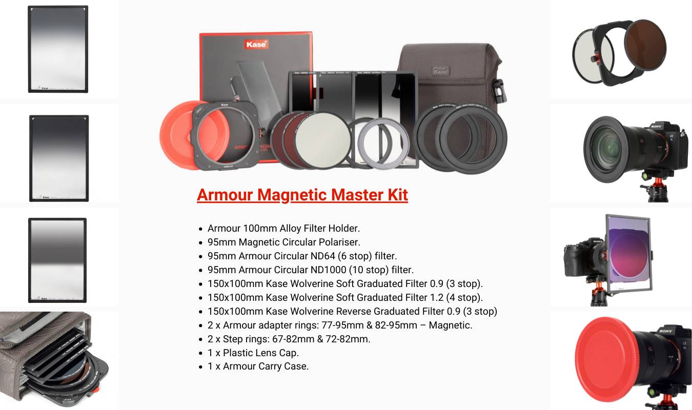     Kase Armour Magnetic Master Set - fotograficzny zestaw filtrowy