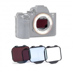  Zestaw filtrów Kase Clip-In (UV LP ND16) przed matrycę do aparatu Full Frame Sony  A7 / A9 / A1 / FX3 / ZV-E1