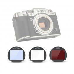 Zestaw filtrów Kase Clip-In (UV+ND16+Nocny) przed matrycę do aparatu Fujifilm X
