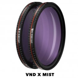   Zestaw filtrów szarych regulowanych Freewell VND x Mist 2-5 i 6-9 Hard Stop 58mm