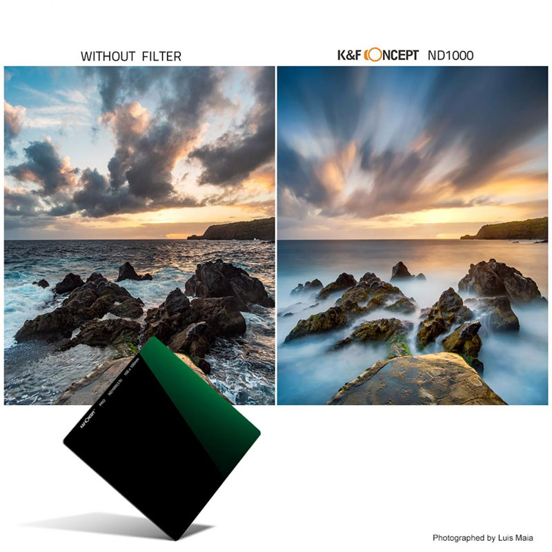  Zestaw fotograficzny K&F Concept (ND1000+holder+adaptery)